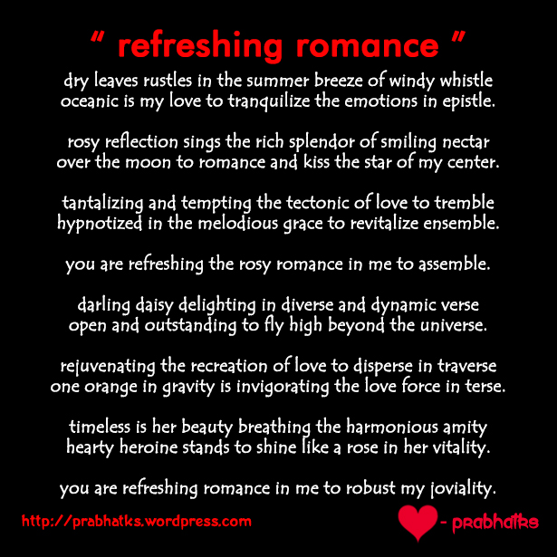 refreshing romance